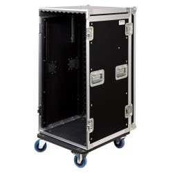 Caixa “COMBO” de 19' 20U com espaço para mesa de mistura regulável em altura de 19' 10U, 45 cm de profundidade útil. 2
