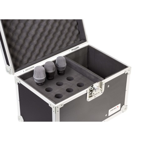 New practical cases for 9 microphones, made by 5-Ply, phenolic- bond marine plywood.