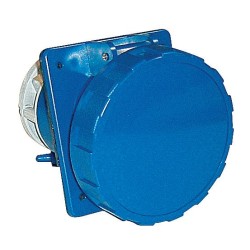 Presa da pannello 63A/2P +T 250V. H6 IP67 (CE 73/23).