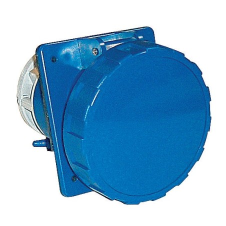 Presa da pannello 63A/2P +T 250V. H6 IP67 (CE 73/23).