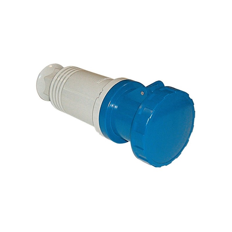Presa volante 63A/2P +T 250V. H6 IP67 (CE 73/23).