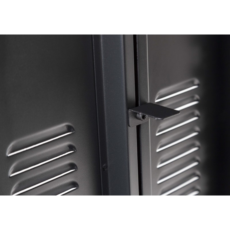 Suporte rack profissional padrão de 19" - 24U - com estrutura em aço.