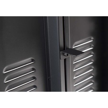 Suporte rack profissional padrão de 19" - 24U - com estrutura em aço.
