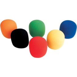 6 universal microphone sponge windscreen set.