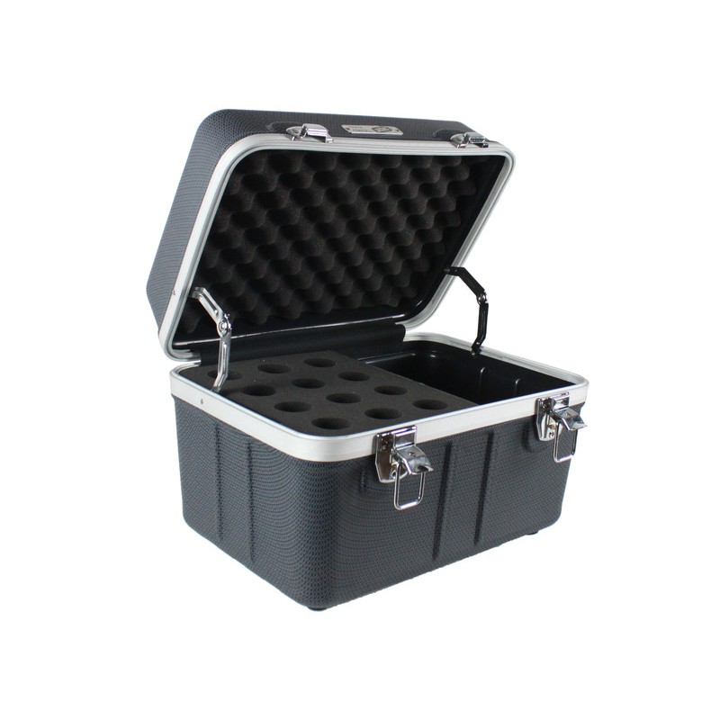 FORCE Polyethylene case for 12 microphones
