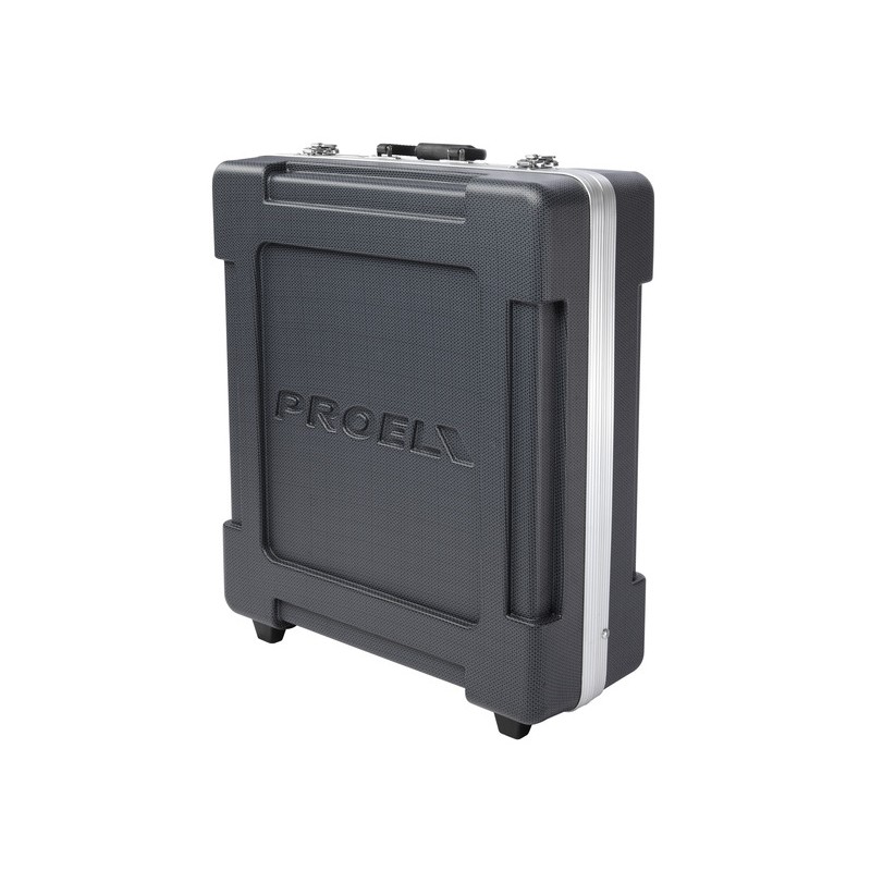 19' Professional rack case for 12U mixer with 'pop-up' ratchet adjustable system