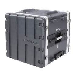 Estojo de rack 19' - 10U - realizado em polietileno 'FORCE'.