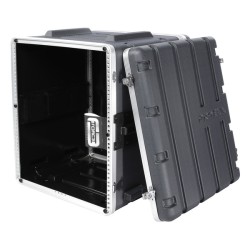 Estojo de rack 19' - 12U - realizado em polietileno 'FORCE'. Profundidade interior útil: 420 mm 2