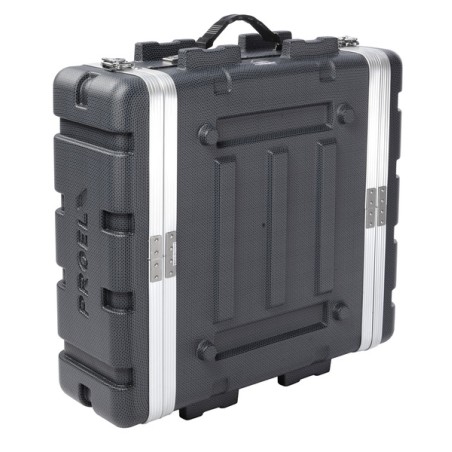 Estojo de rack 19' - 3U - realizado em polietileno 'FORCE'. Profundidade interior útil: 420 mm