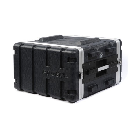 Estojo de rack 19' - 6U - realizado em polietileno 'FORCE'. Profundidade interior útil: 420 mm