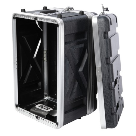 19' Shallow rack case - 6U - made of 'FORCE Polyethylene'. Inner rackable depth: 208 mm