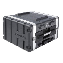 Estojo de rack 19' - 6U - realizado em polietileno 'FORCE'.