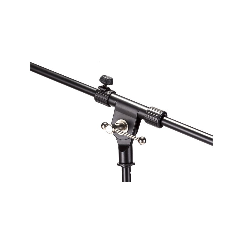 Professional microphone stand with fixed boom. 