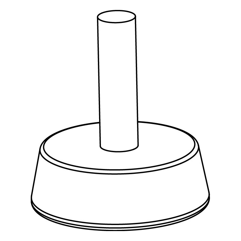 M10 foot for stacked installation
