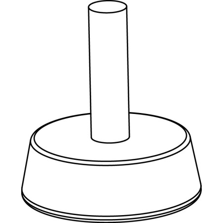 M10 foot for stacked installation