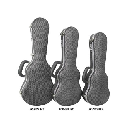 Shaped 27" Tenor ukulele case made of 'FORCE Polyethylene'