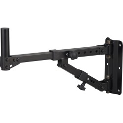 Suporte em aço tubular para montagem de altifalante na parede.