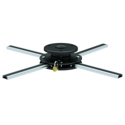 Anti-theft aluminum projector ceiling mount for projectors up to 20kgs (padlock not included). 2
