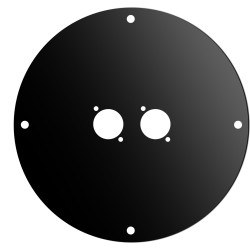 Disco frontale in acciaio verniciato nero per AV190/AV195