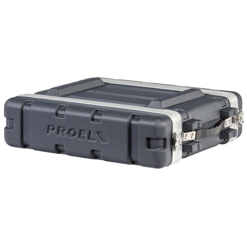 19' rack case - 2U - made of 'FORCE Polyethylene'. Inner rackable depth: 307 mm