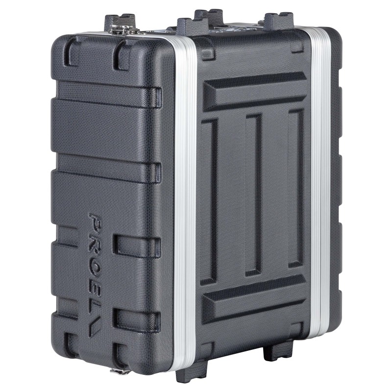 Estojo de rack 19' - 4U - realizado em polietileno 'FORCE'. Profundidade interior útil: 307 mm