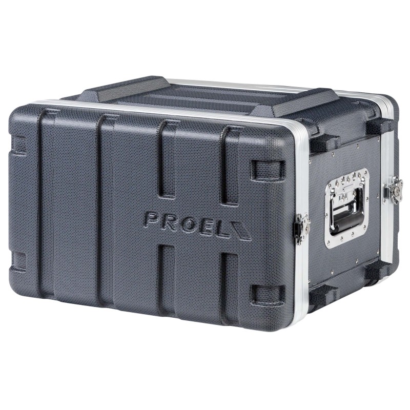 19' rack case - 6U - made of 'FORCE Polyethylene'. Inner rackable depth: 307 mm