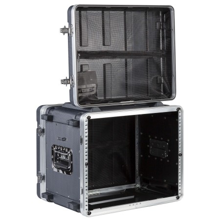 19' rack case - 8U - made of 'FORCE Polyethylene'. Inner rackable depth: 307 mm