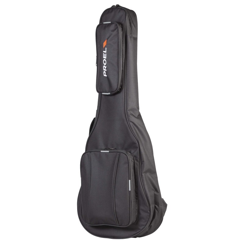 3/4 Classic guitar bag, rip-proof 600D polyester, 10mm high density foam padding. Available in Black.
