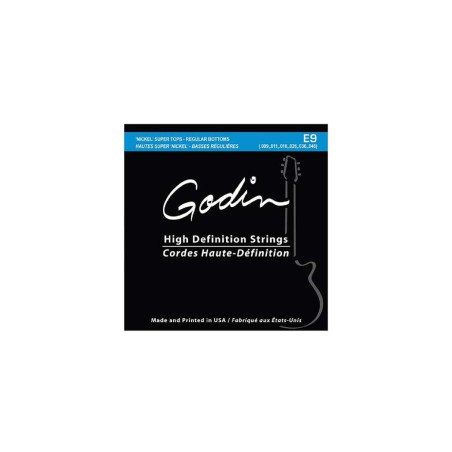 GODIN Strings E-9 Nickel Super Tops -Reg. Bottoms