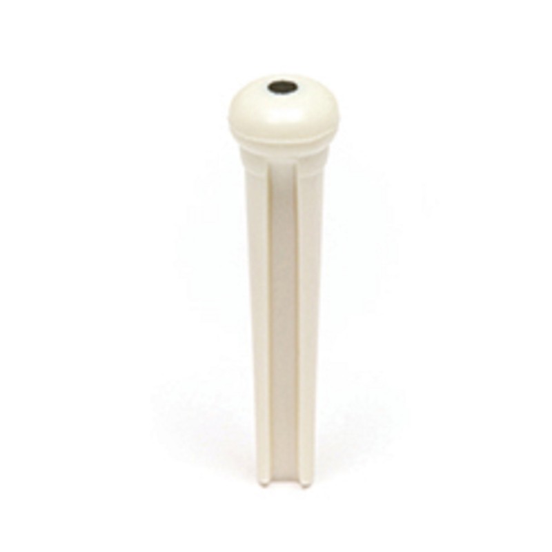 GRAPHTECH TUSQ Bridge Pins Martin Style 2mm White / Black Dot (6 Pcs)