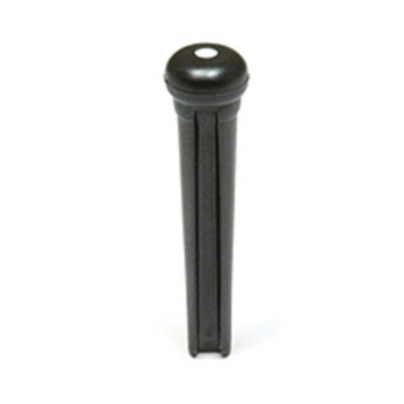 GRAPHTECH TUSQ Bridge Pins Martin Style 2mm Black / White Dot (6 Pcs)