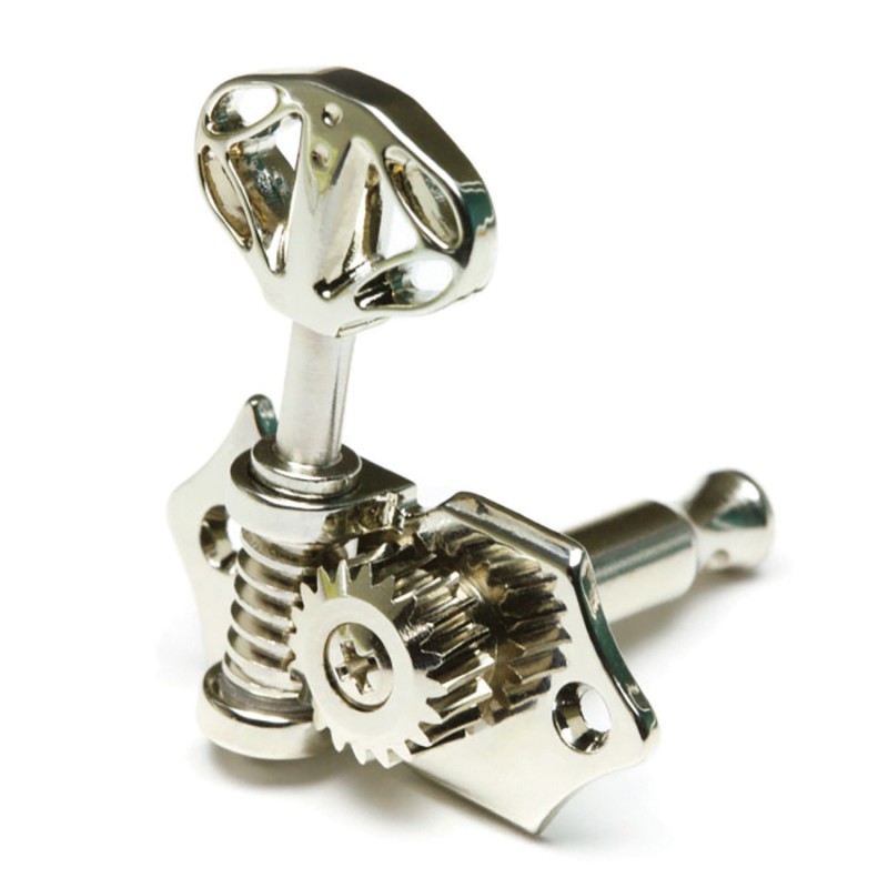 GRAPHTECH Acoustic 3+3 Skeleton Button Nickel