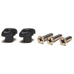 GRAPHTECH Black TUSQ XL Sleek Tring Trees W/ Chrome Screws