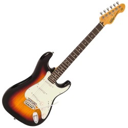 VINTAGE V60 COASTER EL.GUITAR - 3 TONE SUNBURST