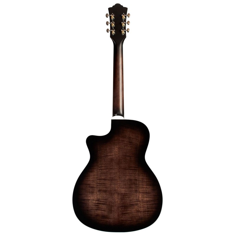 Guild italia OM-260CE DELUXE FLAMED MAHOGANY TRANS BLACK