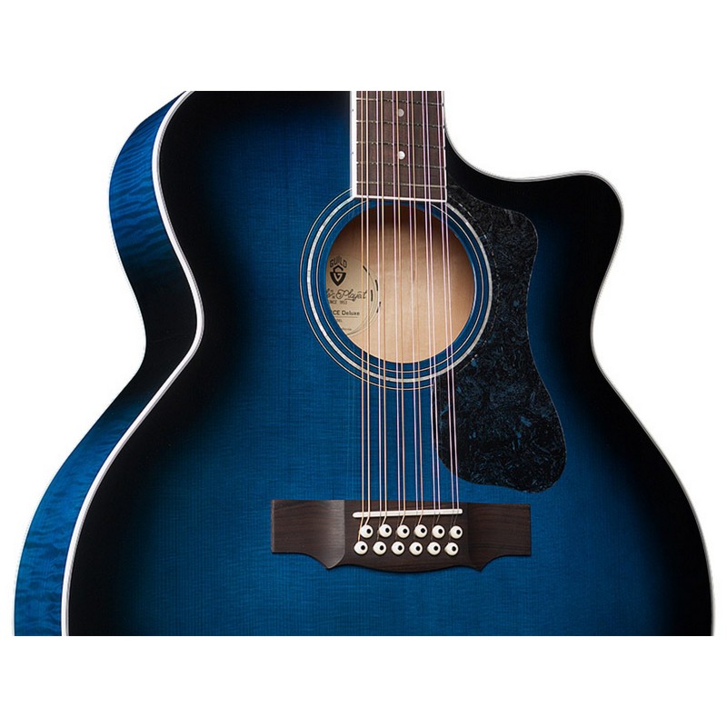 Guild italia F-2512CE DELUXE MAPLE 12-STRING DARK BLUE BURST