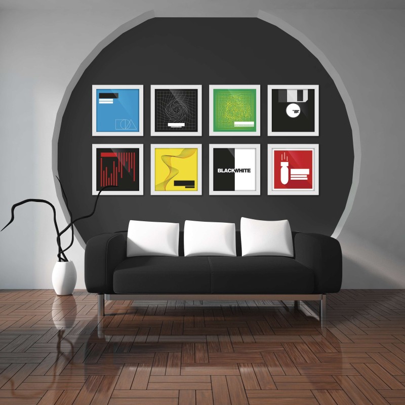 Reloop GLORIOUS VINYL FRAME SET WHITE