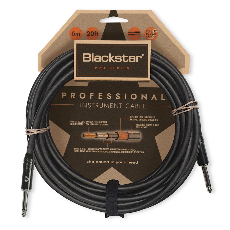 Blackstar PROFESSIONAL CABLE 6M STR/STR