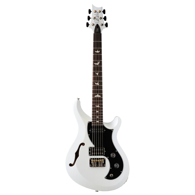 Prs guitars S2 VELA SEMI-HOLLOW SATIN PEARL WHITE
