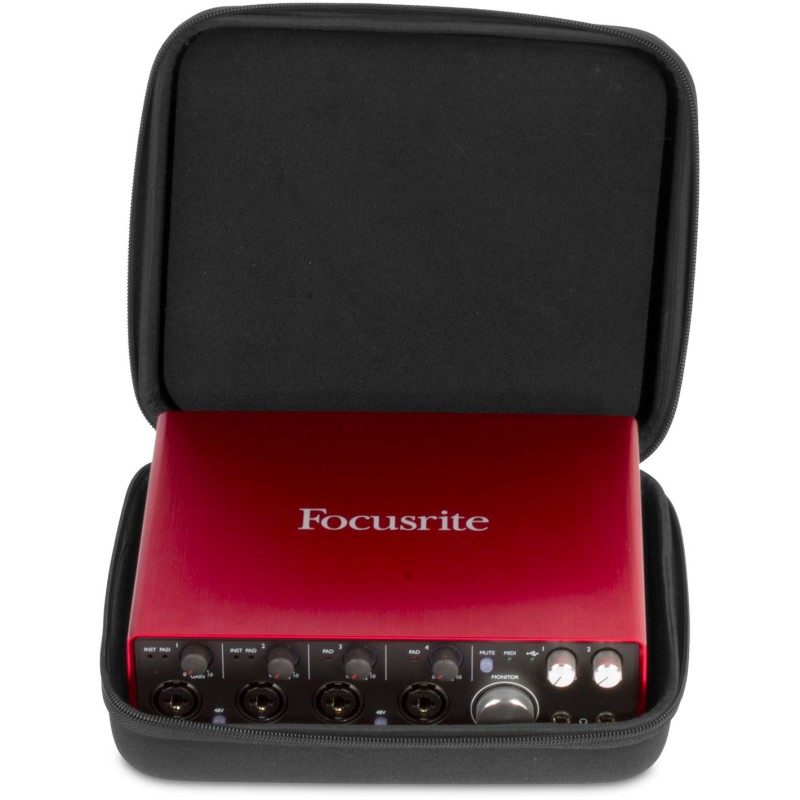 Udg gear U8460BL - CREATOR FOCUSRITE SCARLETT2 2I4/ 6I6/ 18I8/ CLARETT 2PRE HARDCASE BLACK