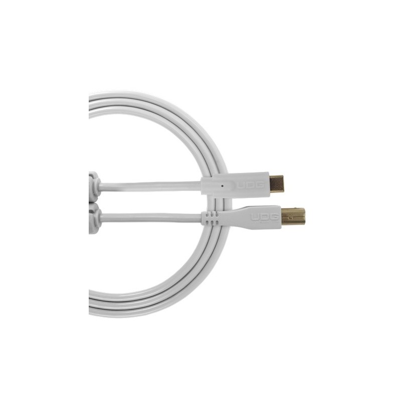 Udg gear U96001WH - ULTIMATE AUDIO CABLE USB 2.0 C-B WHITE STRAIGHT 1,5M