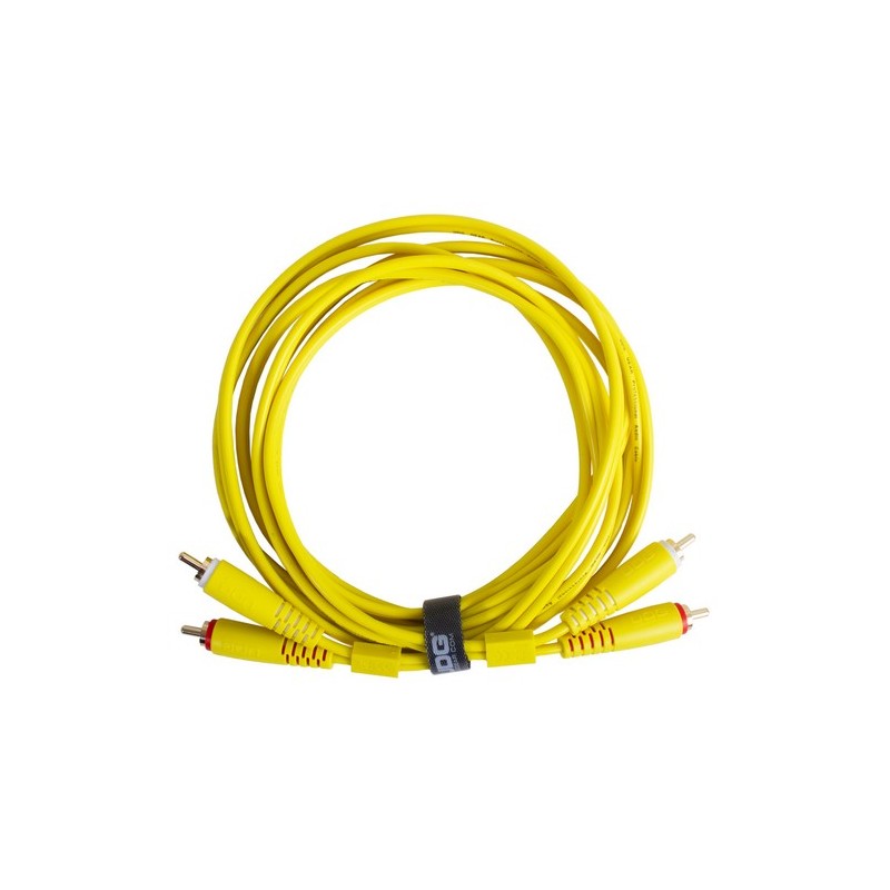 Udg gear U97001YL - ULTIMATE AUDIO CABLE SET RCA-RCA STRAIGHT YELLOW