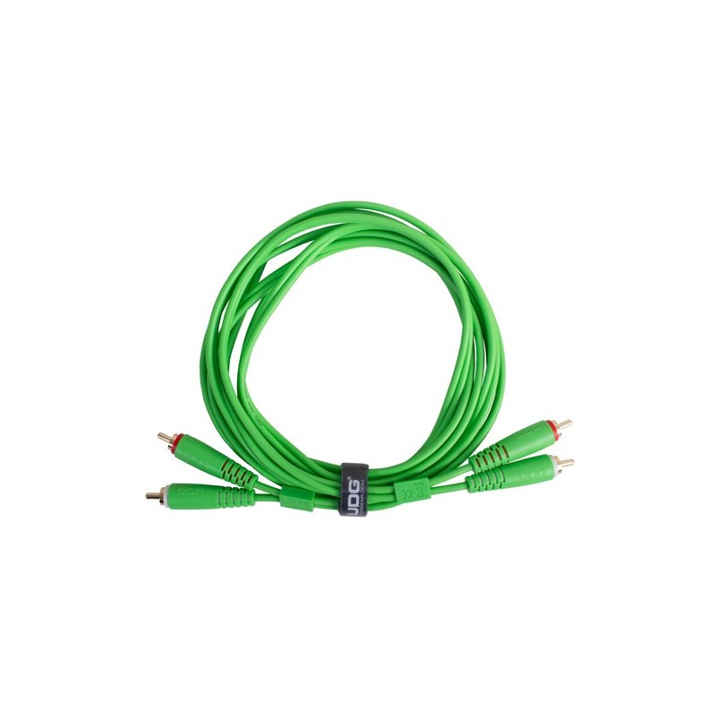 Udg gear U97001GR - ULTIMATE AUDIO CABLE SET RCA-RCA STRAIGHT  GREEN