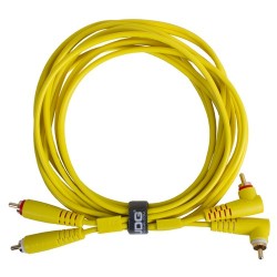 Udg gear U97005YL - ULTIMATE AUDIO CABLE SET RCA STRAIGHT - RCA ANGLED YELLOW 2