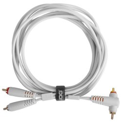 Udg gear U97005WH - ULTIMATE AUDIO CABLE SET RCA STRAIGHT - RCA ANGLED WHITE 2