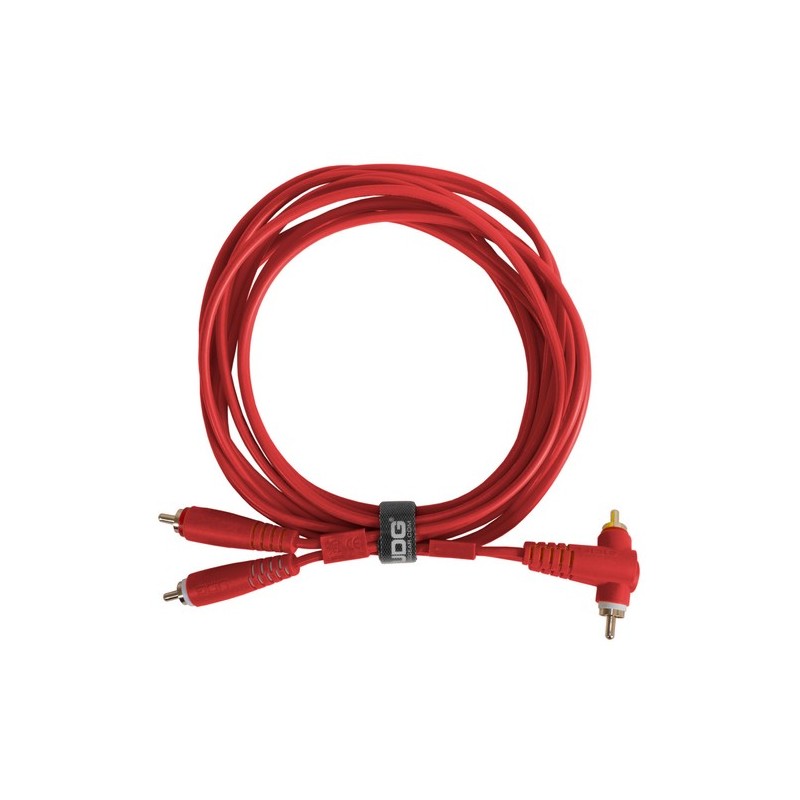 Udg gear U97005RD - ULTIMATE AUDIO CABLE SET RCA STRAIGHT - RCA ANGLED RED