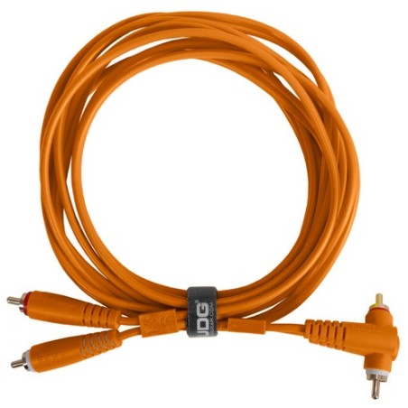 Udg gear U97005OR - ULTIMATE AUDIO CABLE SET RCA STRAIGHT - RCA ANGLED ORANGE