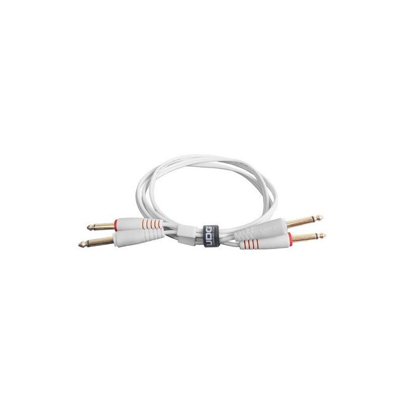 Udg gear U97004WH - ULTIMATE AUDIO CABLE SET JACK - JACK STRAIGHT WHITE
