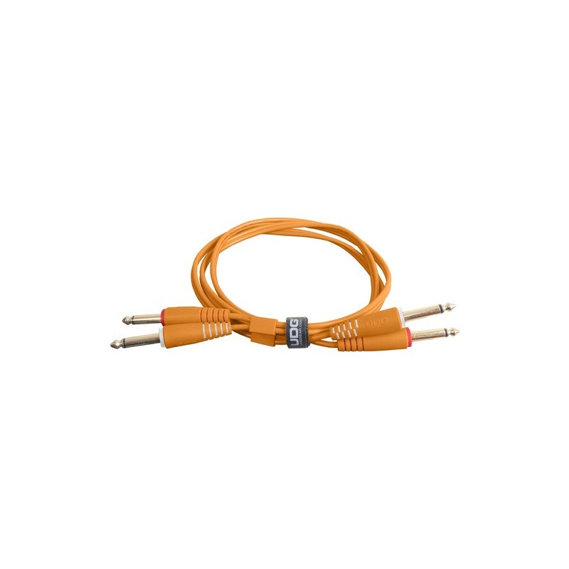Udg gear U97004OR - ULTIMATE AUDIO CABLE SET JACK - JACK STRAIGHT ORANGE