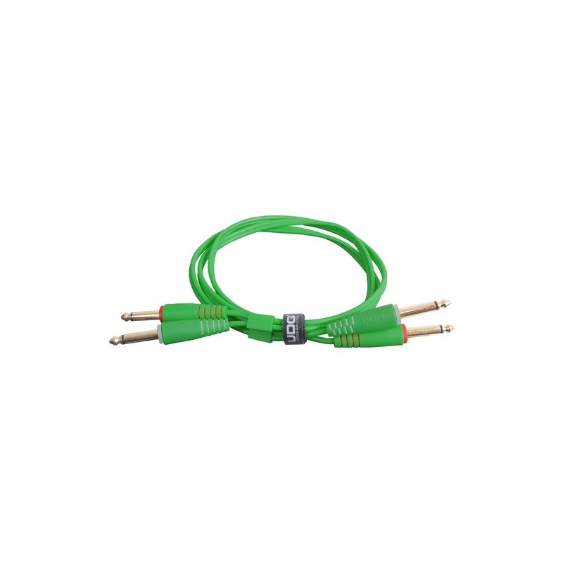 Udg gear U97004GR - ULTIMATE AUDIO CABLE SET JACK - JACK STRAIGHT GREEN